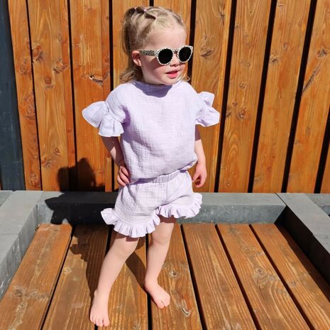 lila hydrofiel zomersetje @leniesminiatelier&nbsp;