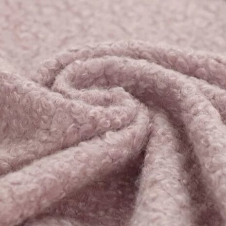 BEEBSstofjes nude roze boucle stof gekruld - @KicKenStoffen