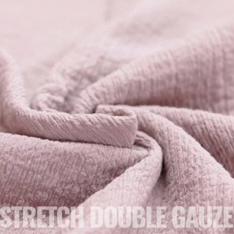 BEEBS roze (oud) uni STRETCH hydrofiel @kickenstoffen