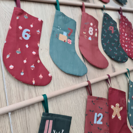 kerstpaneel sokken @kickenstoffen