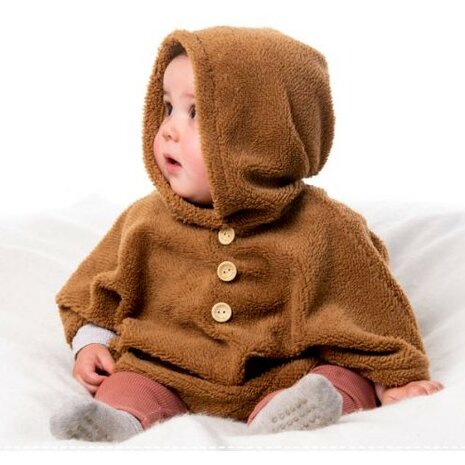 poncho teddy patroon @kickenstoffen