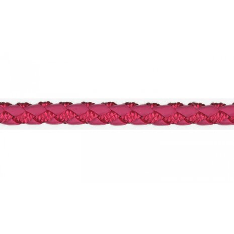 dragon koord 5mm fuchsia roze KicKenStoffen