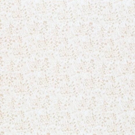wit (off white) beige mini luipaard print digitaal poplin @kickenstoffen