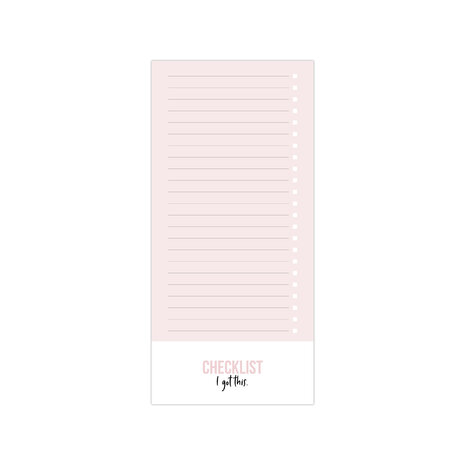 notitieblokje I got this Pink @kickenstoffen
