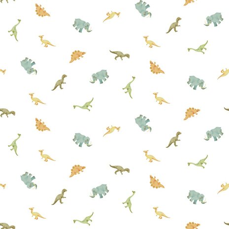 dino dieren poplin katoen poppyfabrics @kickenstoffen.nl