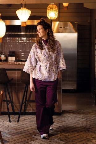 Poppy magazine 21 dames kimono blouse KicKenStoffen
