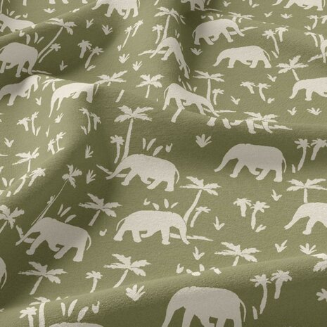 Swessie olifanten tricot van KicKenStoffen