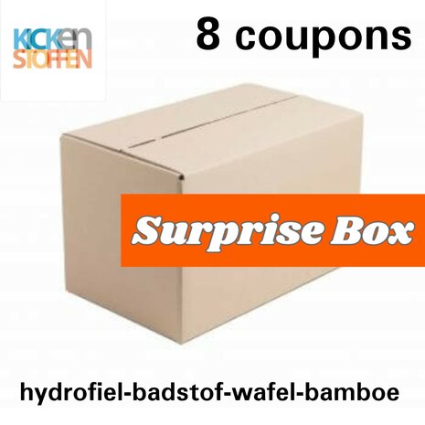 voordeelpakket surprise box 8 coupons