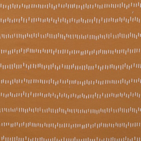 onregelmatige streepjes tricot caramel tricot Qjutiekids van KicKenStoffen