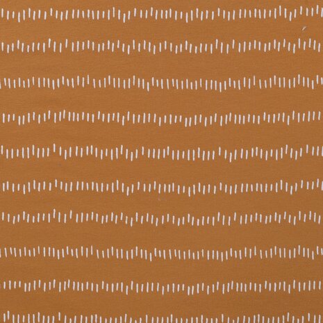 onregelmatige streepjes tricot caramel tricot Qjutiekids van KicKenStoffen