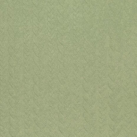 BEEBS olijf kabel jacquard tricot van KicKenStoffen
