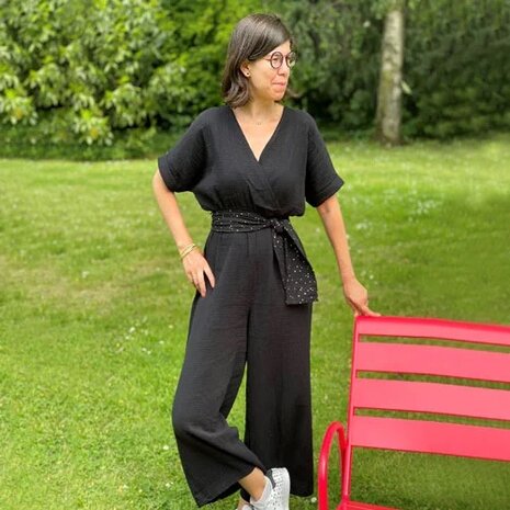 zwart hydrofiel jumpsuit voorbeeld