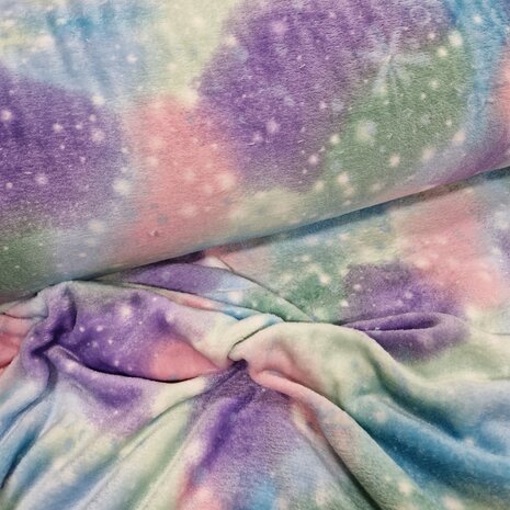 BEEBS galaxy knuffelfleece KicKenStoffen