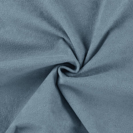 blauw matrasbeschermer badstof van KicKenStoffen