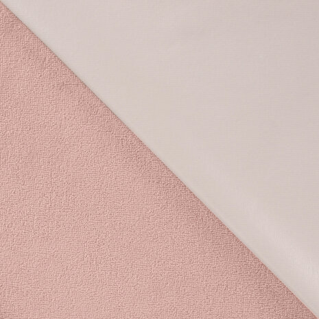 roze matrasbeschermer badstof van KicKenStoffen