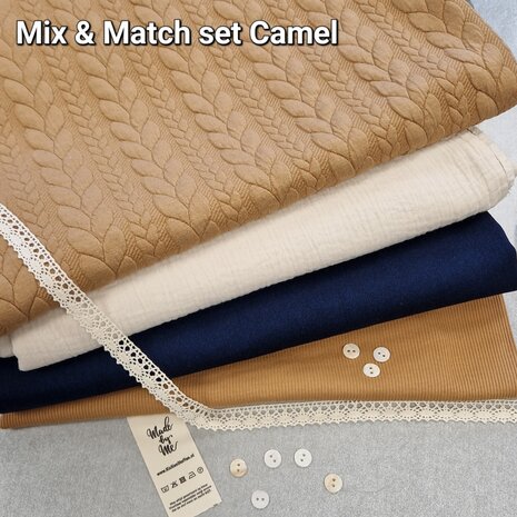 mix and match set camel van KicKenStoffen