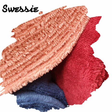 oud roze (licht) bamboe katoen fleece