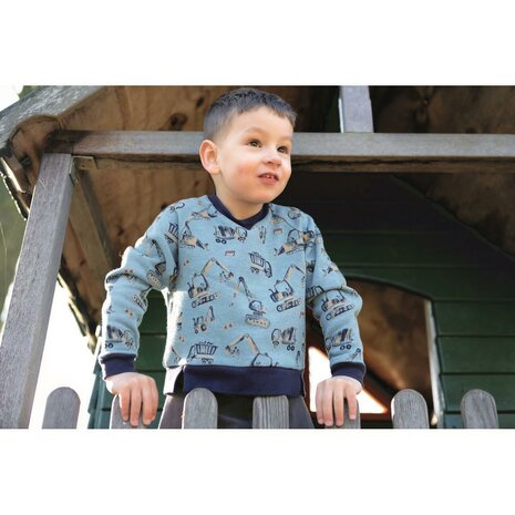 kinder sweater van zachte sweatstof Poppy