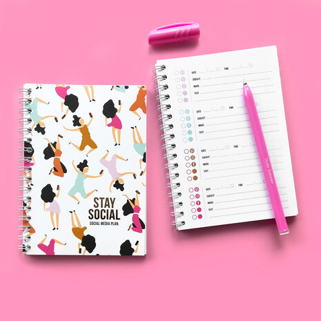 A6 Notebook Stay Social