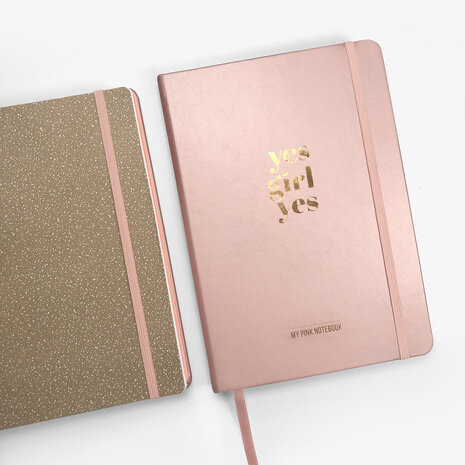 My Pink Notebook Yes girl yes van KicKenStoffen