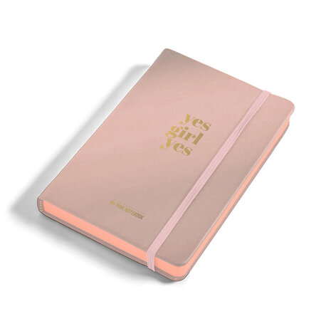 My Pink Notebook Yes girl yes van KicKenStoffen