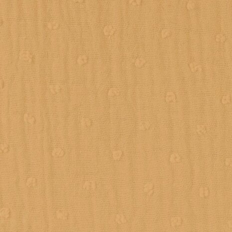 BEEBS camel beige nopjes broderie hydrofiel van KicKenStoffen
