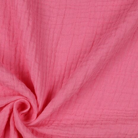 Blush roze uni hydrofiel 2laags van KicKenStoffen