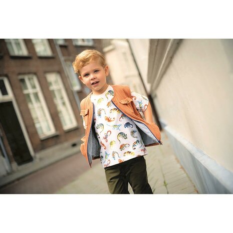 gevoerde tricot bodywarmer uit Poppy magazine 22