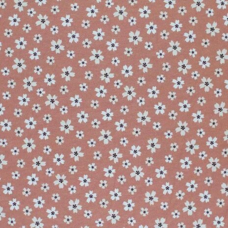 BEEBS boterbloem perzik tricot kickenstoffen.nl