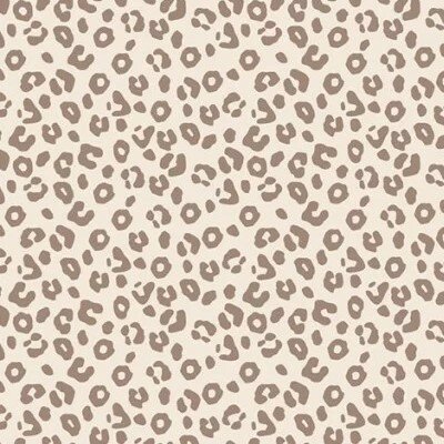 beige  luipaard print - digitaal fijne katoenen Baby rib tricot SOFT - close up