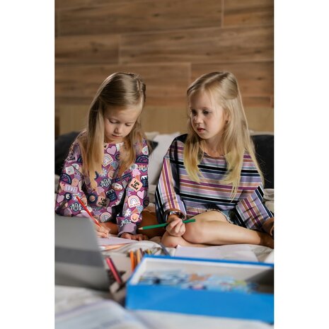kinder kleding patches and stripes Poppyfabrics van KicKenStoffen