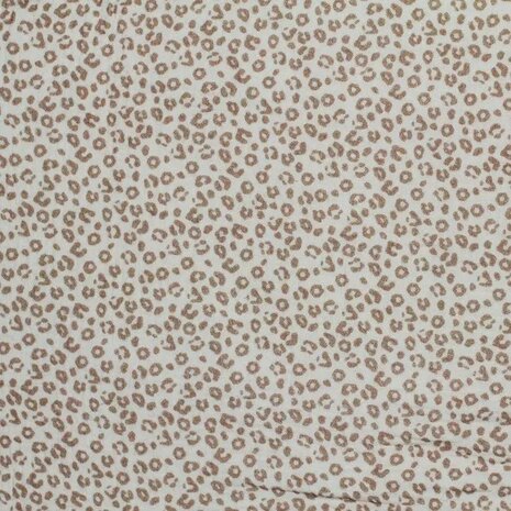 BEEBShydrofiel beige luipaard print van KicKenStoffen