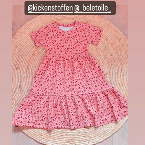 Petit Cato zomerjurk bloemen tricot - patroon beletoile