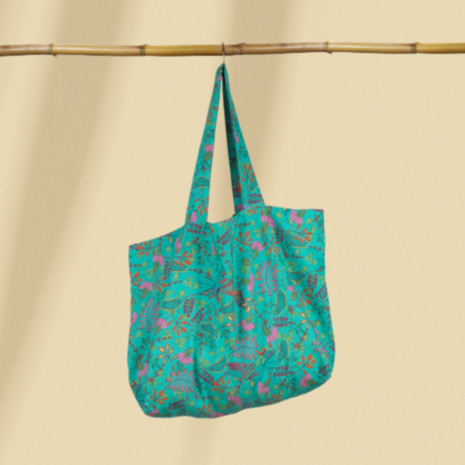 Tiffany Canvas KicKenStoffen beachwear - strandtas