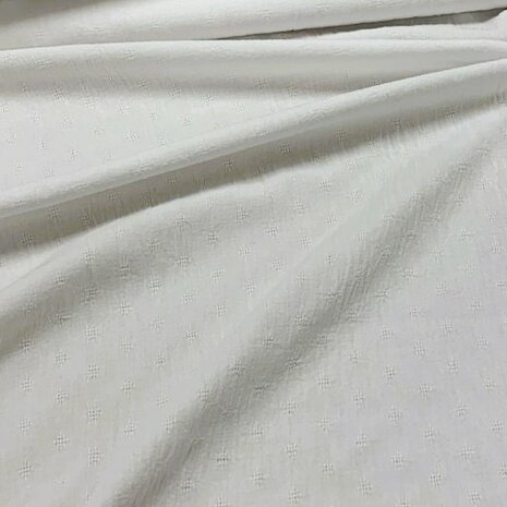voile square broderie katoen 