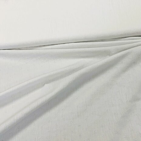 BEEBS voile square broderie katoen KicKenStoffen