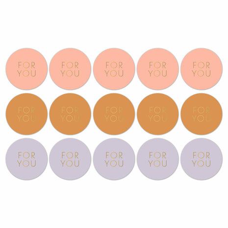 spring summer cadeau stickers for you 5stuks
