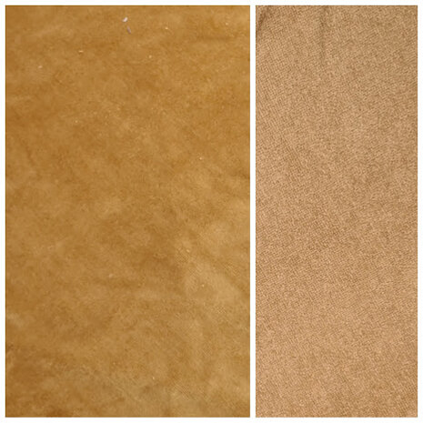 bamboe katoen fleece camel