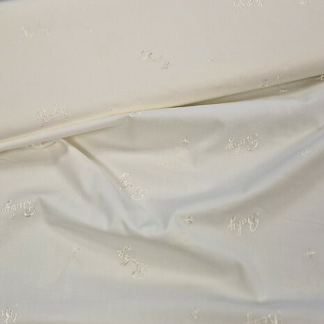 broderie baby ecru KicKenStoffen