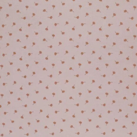 BEEBSbabyrib tricot SOFT roze klaver blad van KicKenStoffen