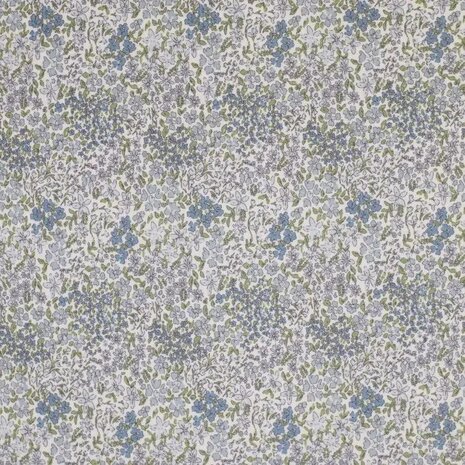 BEEBSribtricot bloemenmix jeans KicKenStoffen