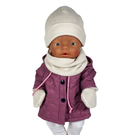 Jasje met Capuchon Poppen naaipatroon