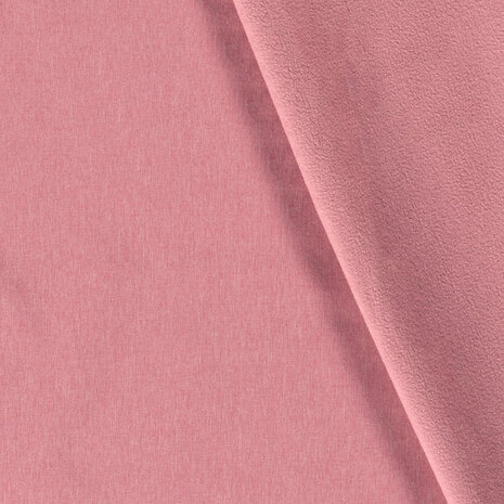 softshell effen roze - KicKenStoffen