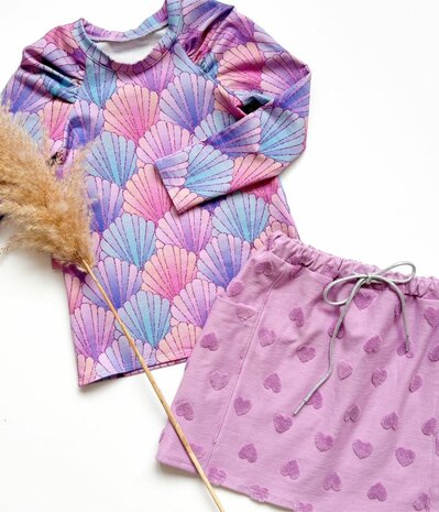 poppy - badstof tricot met hartjes KicKenStoffen