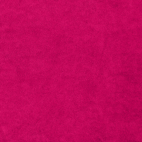 fuchsia roze katoenen velvet nicky velours KicKenStoffen