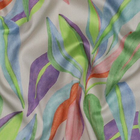 digitale pastel bloemen satijn katoen KicKenStoffen 04089.001
