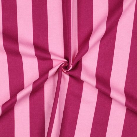 flanel roze strepen KicKenStoffen