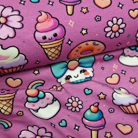 ijsco donuts tricot KicKenStoffen