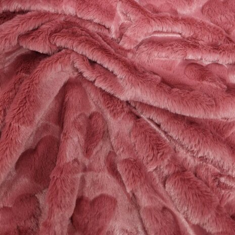imitatie bont rouge harten KicKen Stoffen