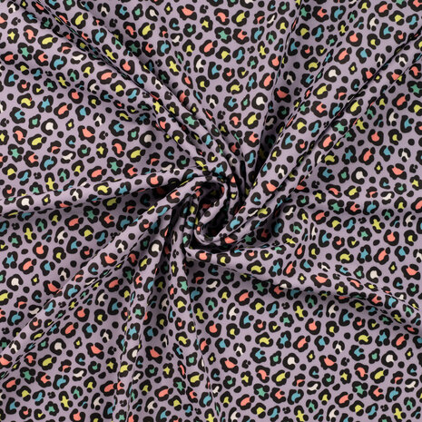 panter print lycra swimwear KicKenStoffen Q11673